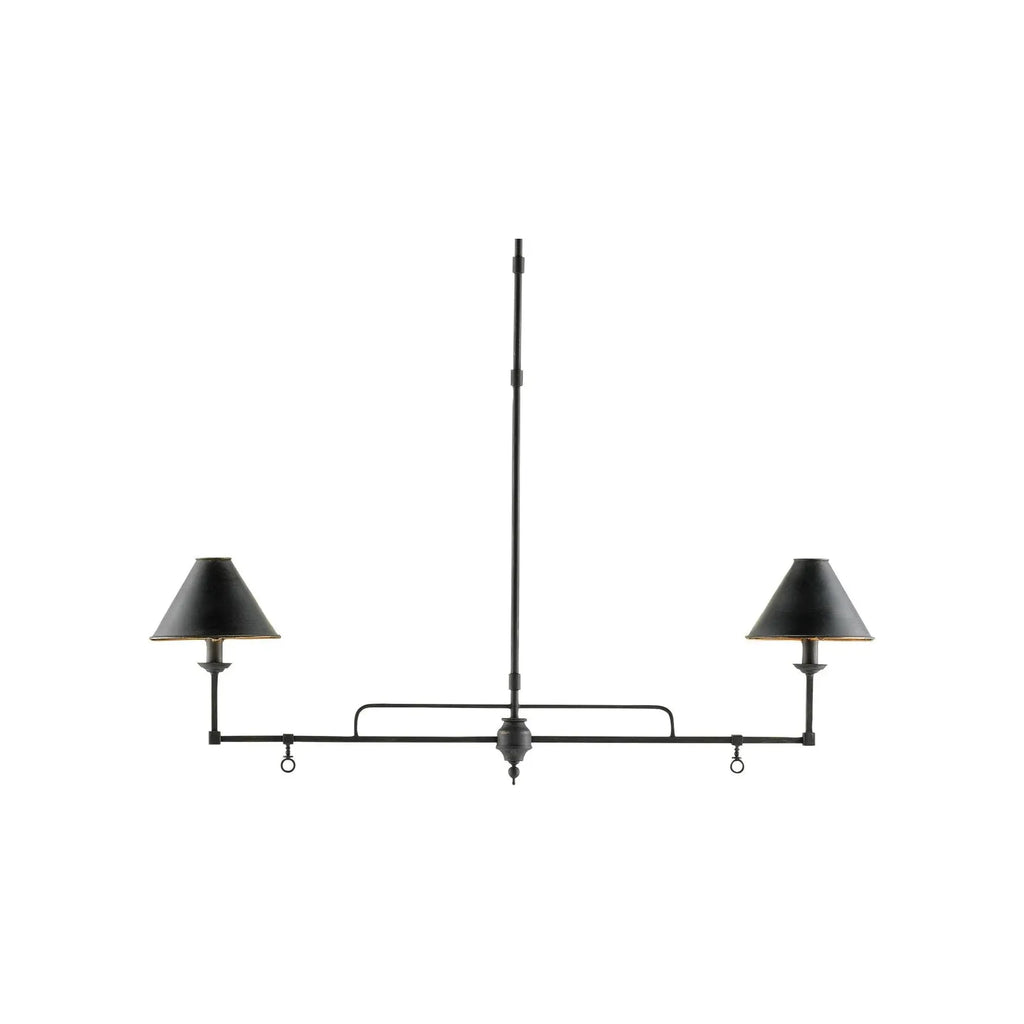 Prosperity Black Rectangular Chandelier - Light House Co.