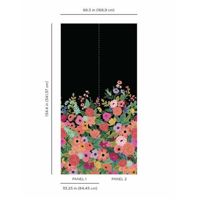 Garden Party Wall Mural | Wall Mural | York Wallcoverings - Light House Co.