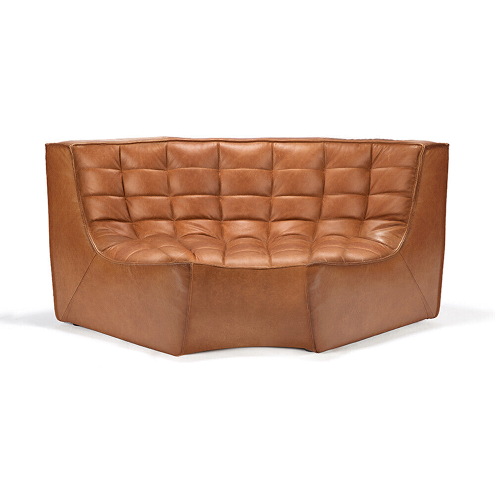 Nettie Leather Sofa - Light House Co.