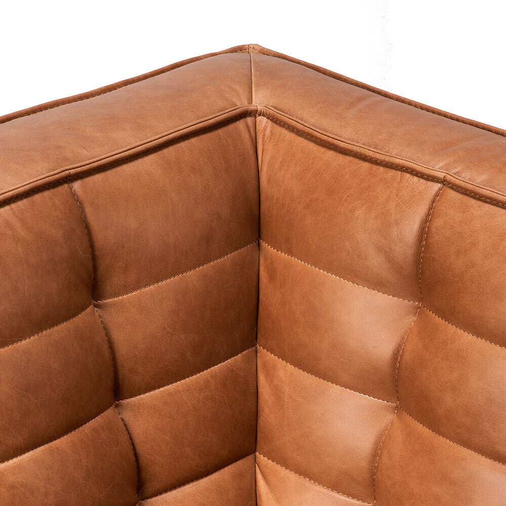 Nettie Leather Sofa - Light House Co.