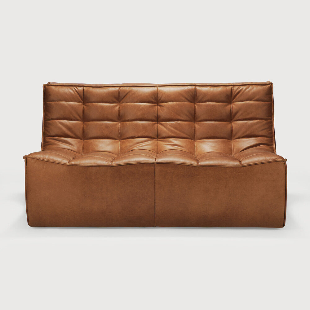 Nettie Leather Sofa - Light House Co.