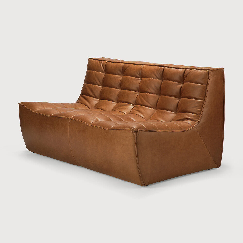 Nettie Leather Sofa - Light House Co.