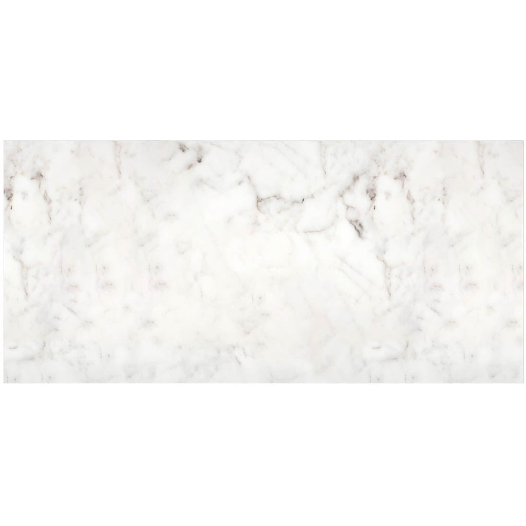 Nomad Coffee Table - Marble Look - White - Light House Co.