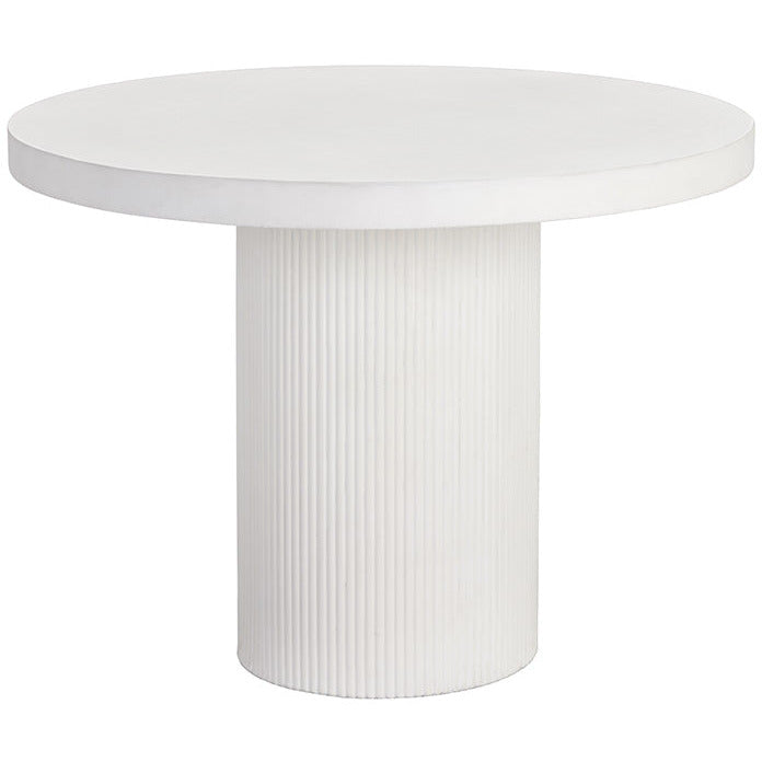 Nicolette Dining Table - White - 40" - Light House Co.