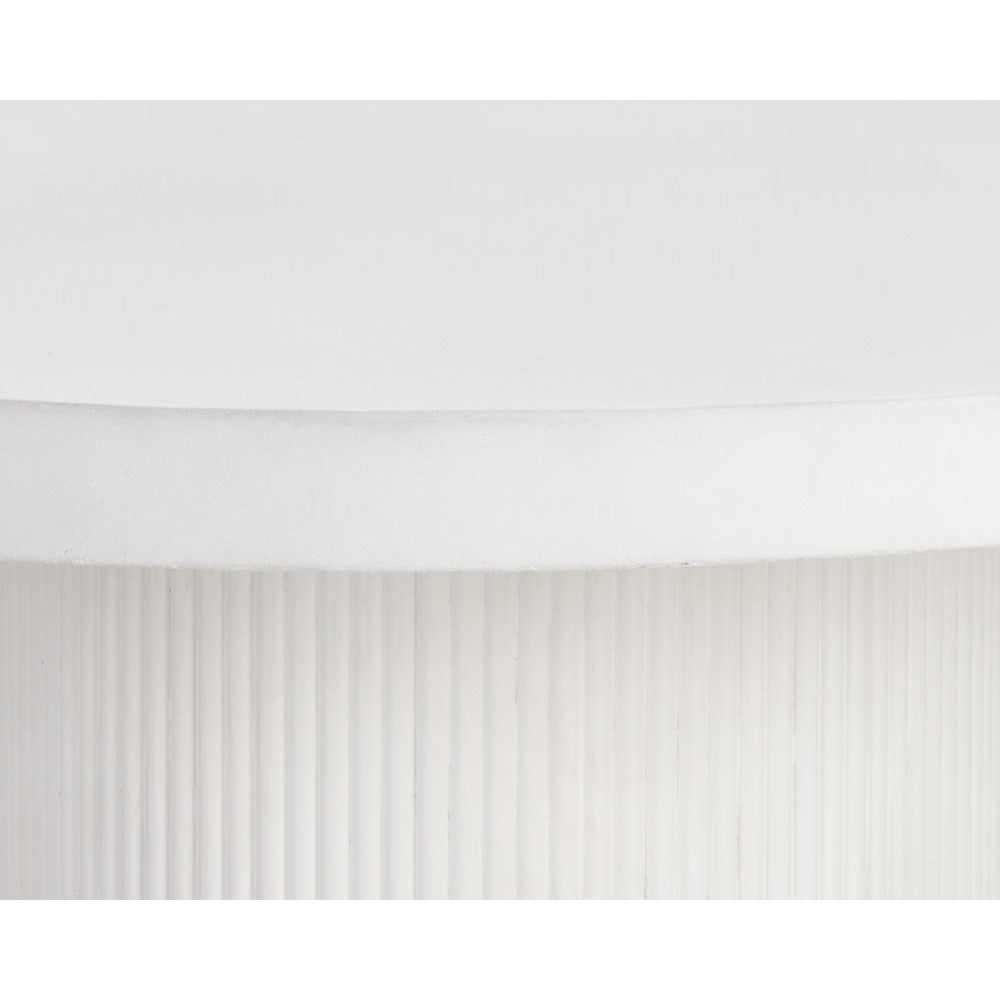 Nicolette Dining Table - White - 40" - Light House Co.