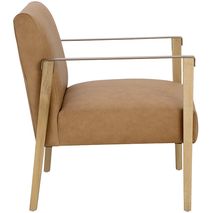 Earl Lounge Chair - Rustic Oak - Light House Co.