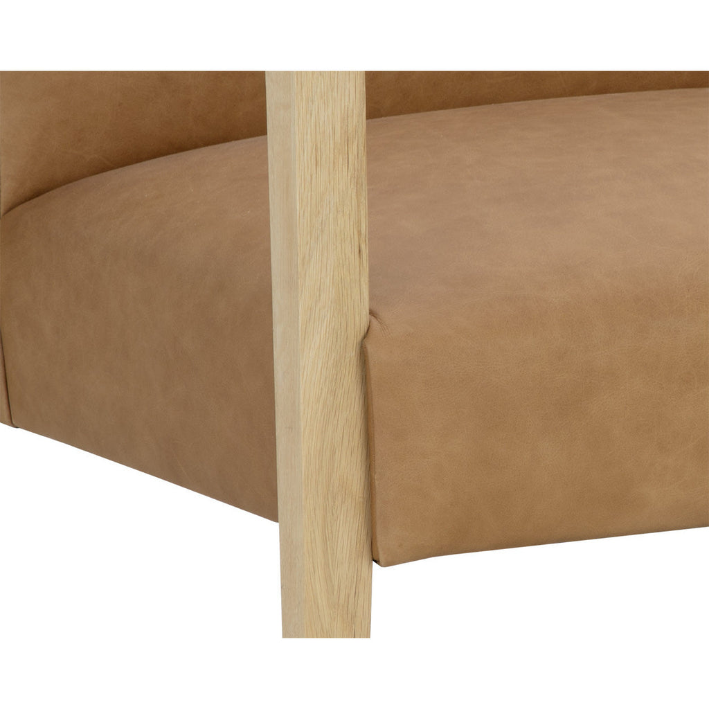 Earl Lounge Chair - Rustic Oak - Light House Co.