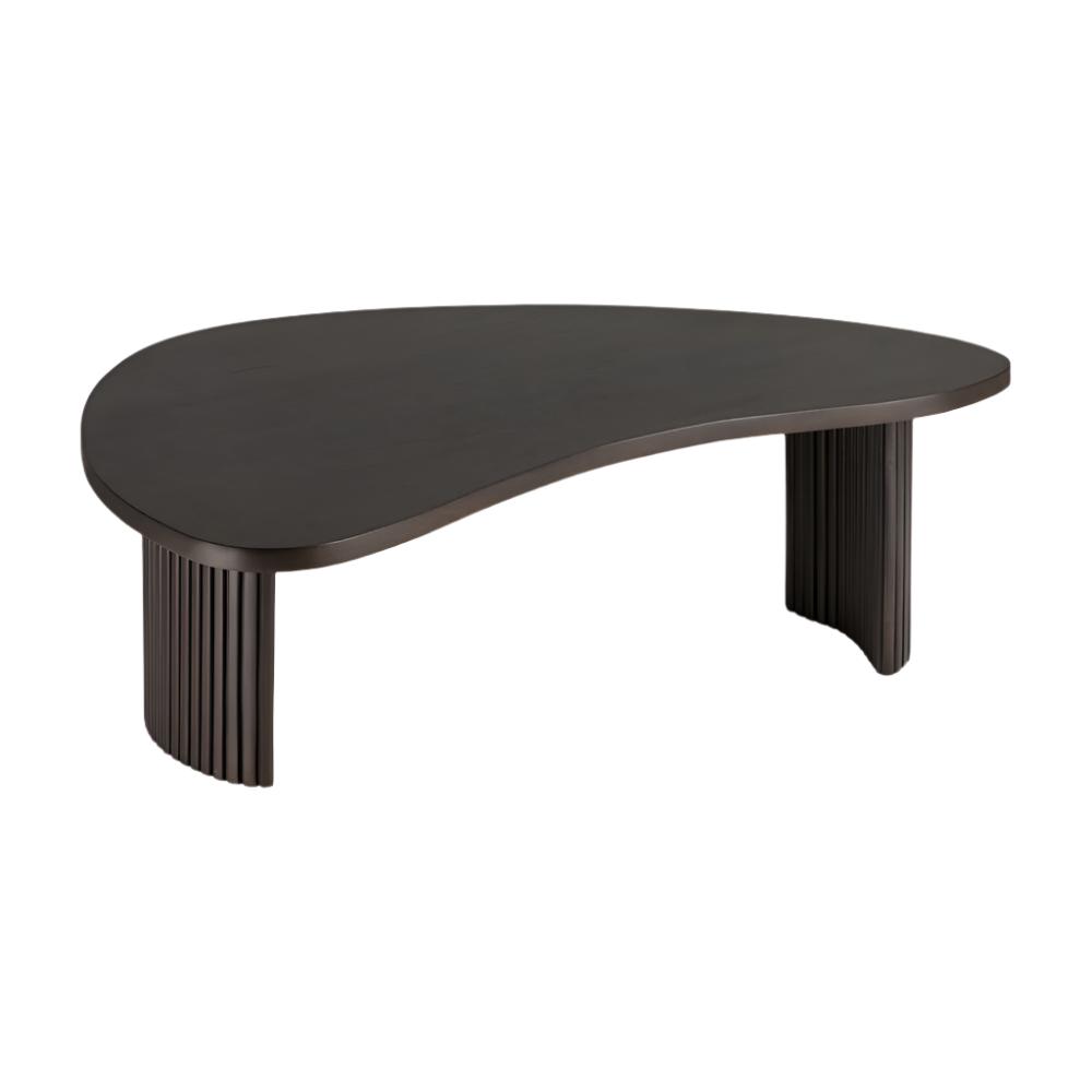 Boomerang Coffee Table - Mahogany Dark Brown - Small | Open Box - Light House Co.