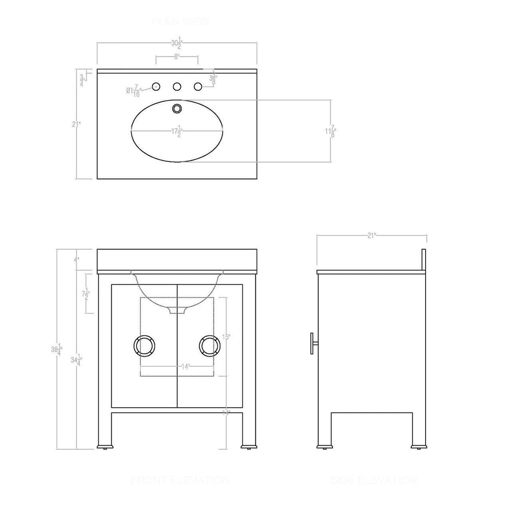 Branco Bath Vanity - Light House Co.