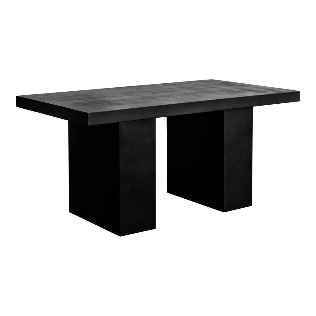 Aura 2 Outdoor Dining Table Black - Light House Co.