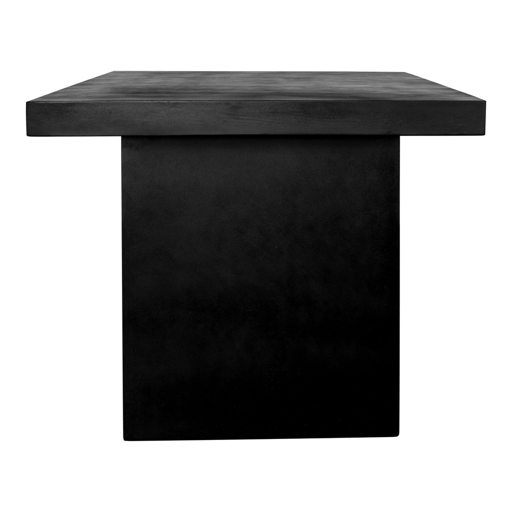 Aura 2 Outdoor Dining Table Black - Light House Co.