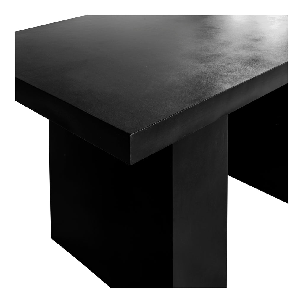 Aura 2 Outdoor Dining Table Black - Light House Co.