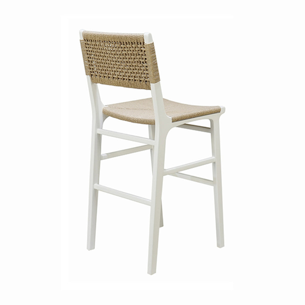Anise Stool - Matte White Lacquer