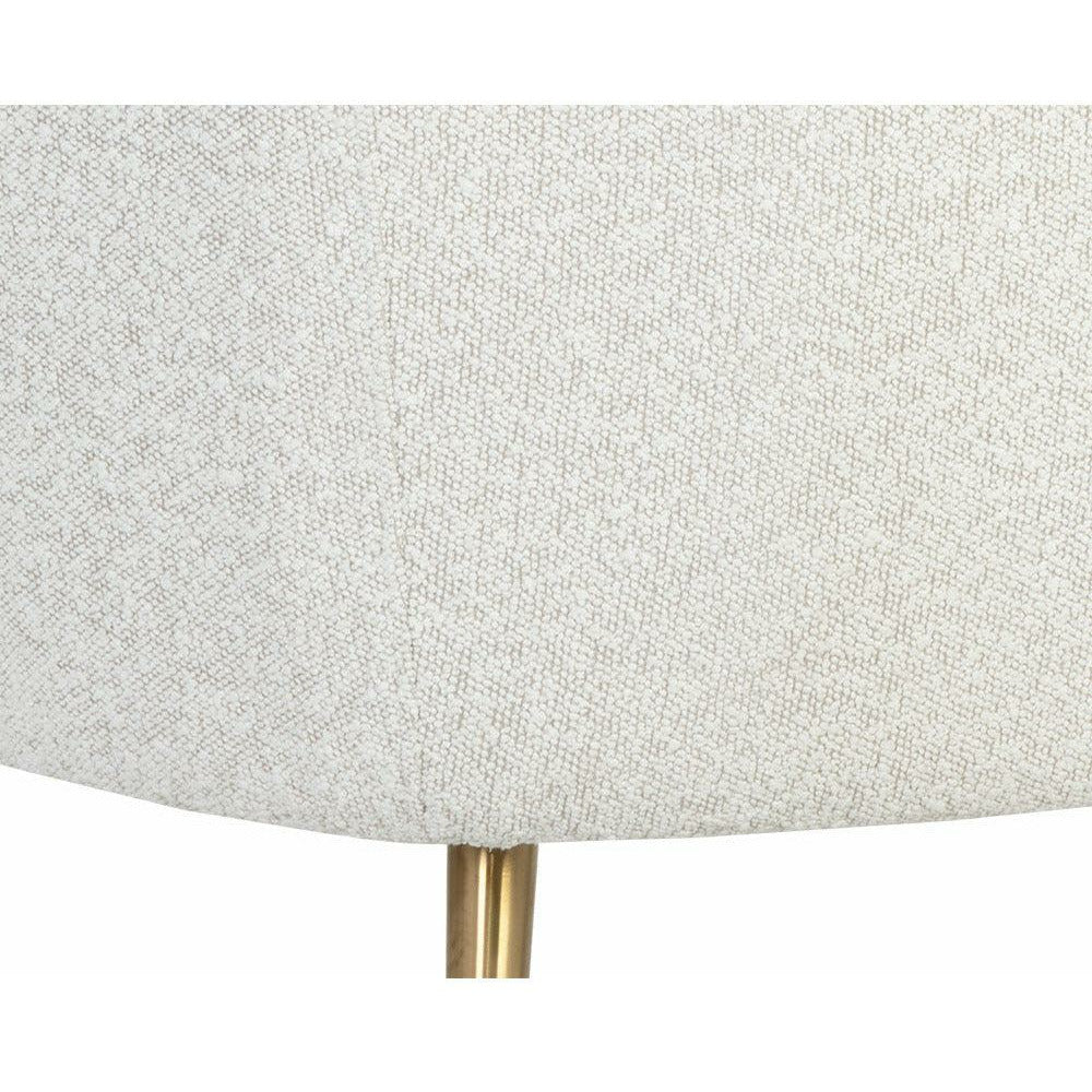 Amara Lounge Chair - Copenhagen White - Light House Co.