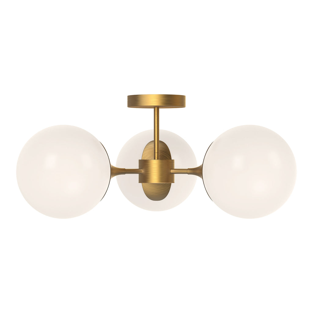 Nouveau 3 Light Semi-Flush Mount - Light House Co.