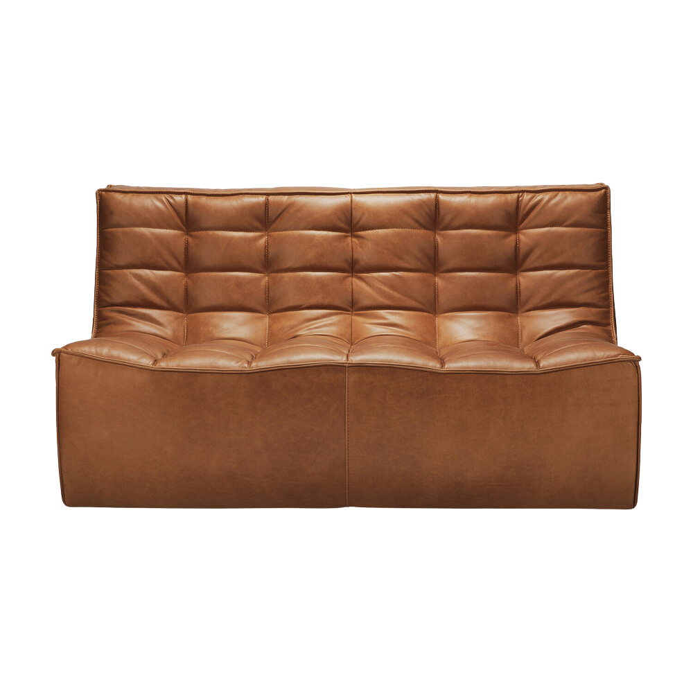 Nettie Leather Sofa - Light House Co.