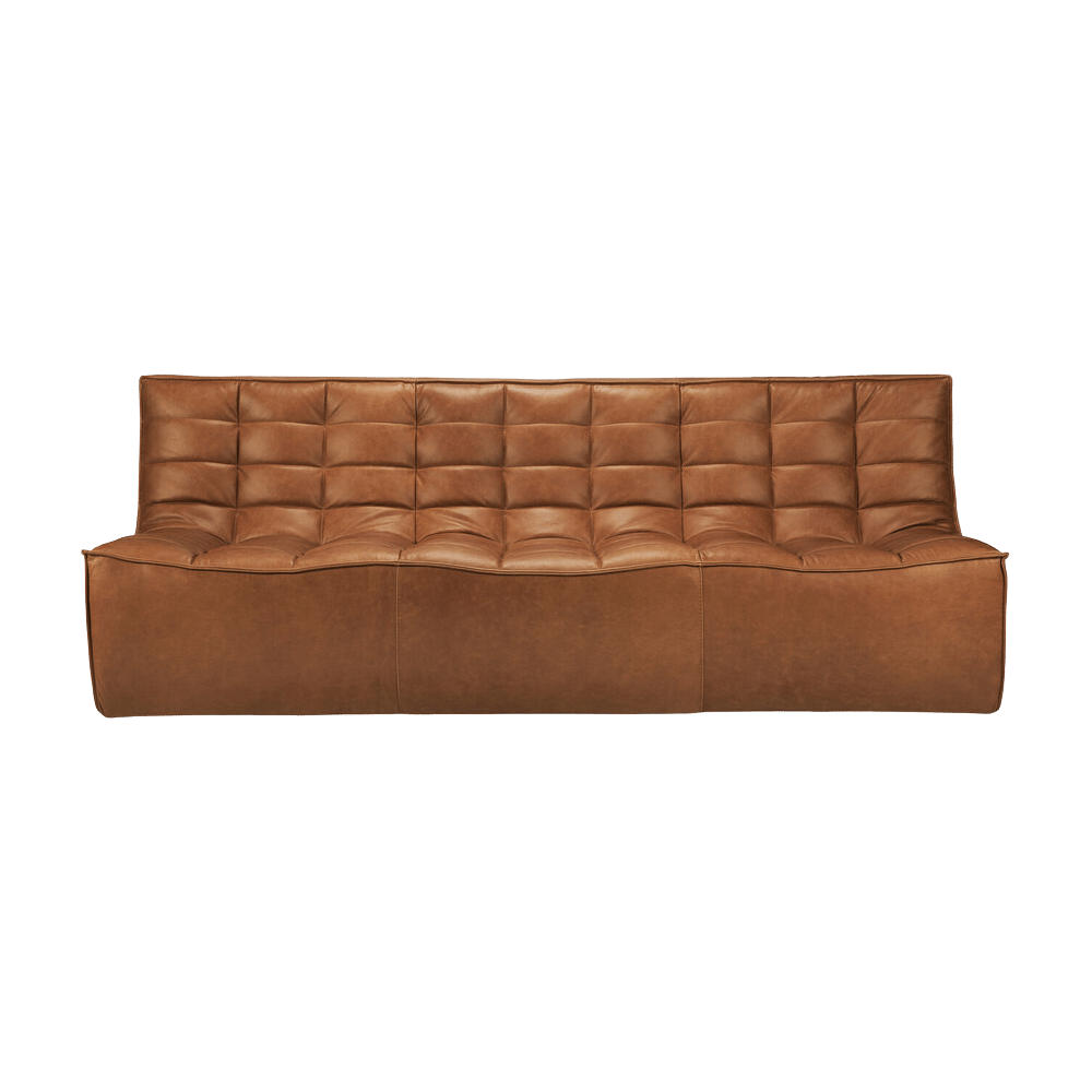 Nettie Leather Sofa - Light House Co.