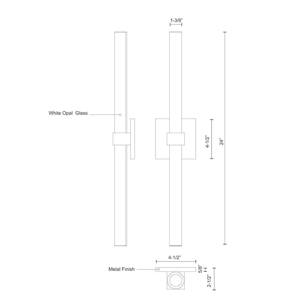 Fresno Wall / Bath Light - Light House Co.