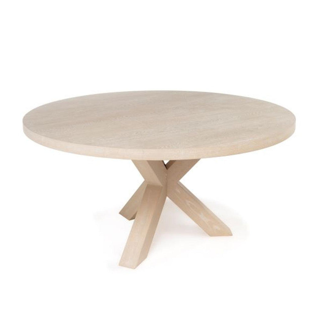 Braxton Dining Table - Cerused Oak