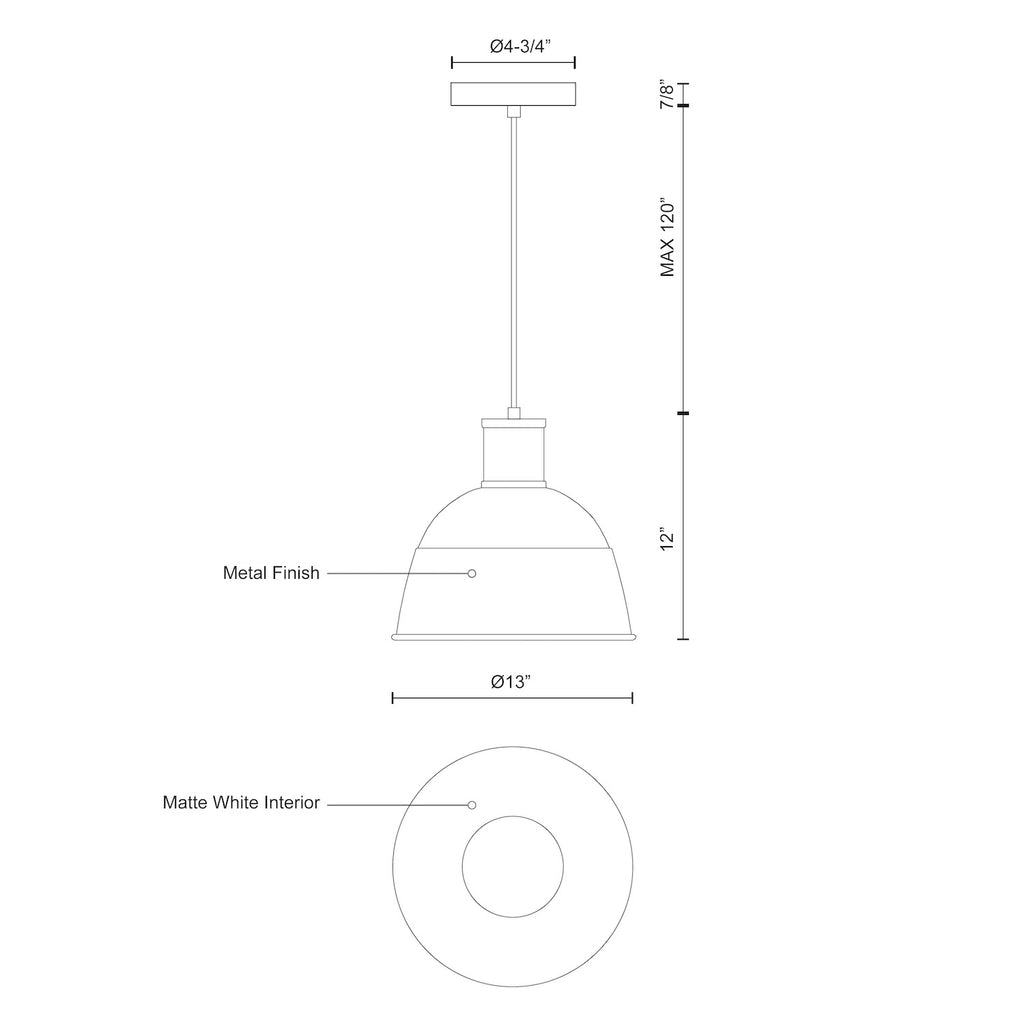 Irving Pendant - Light House Co.