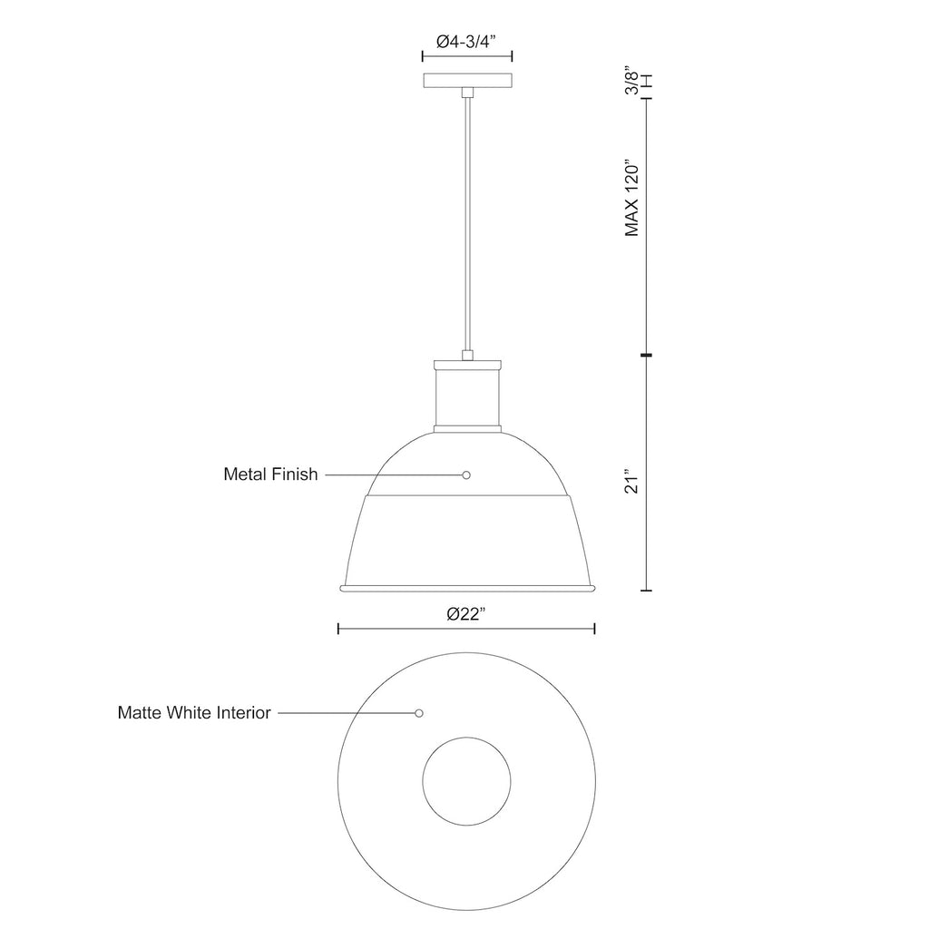 Irving Pendant - Light House Co.