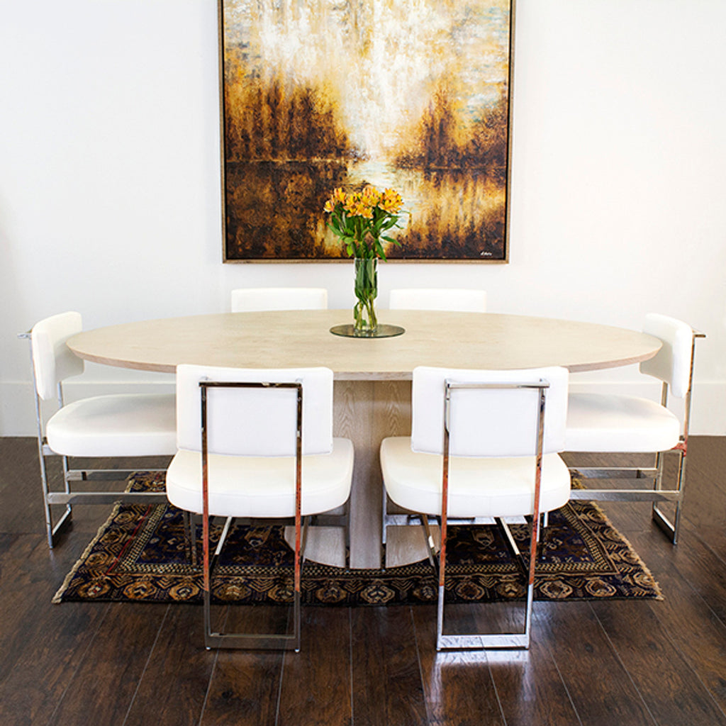 Preston Oval Dining Table - Light House Co.