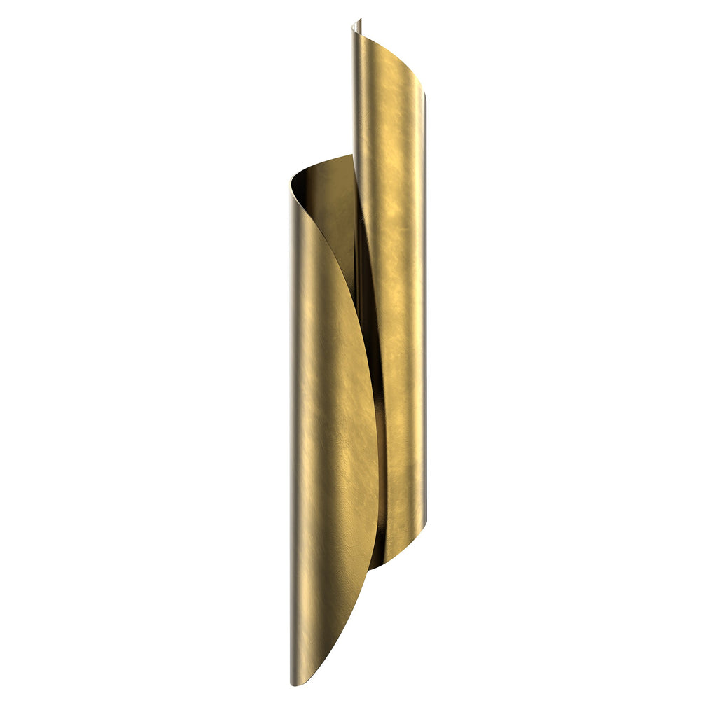 Parducci Tall Wall Sconce in brass