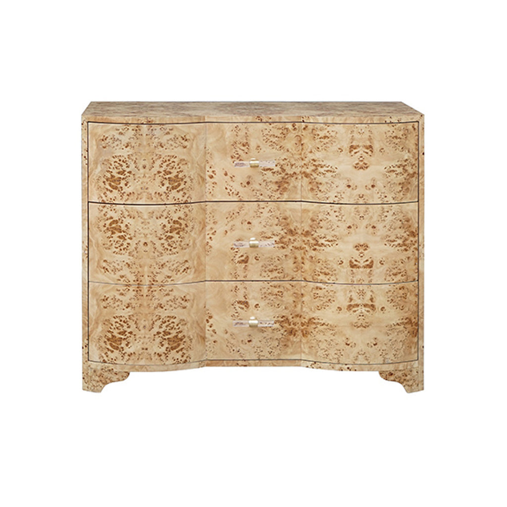 Dhule Cabinet - Burl Wood