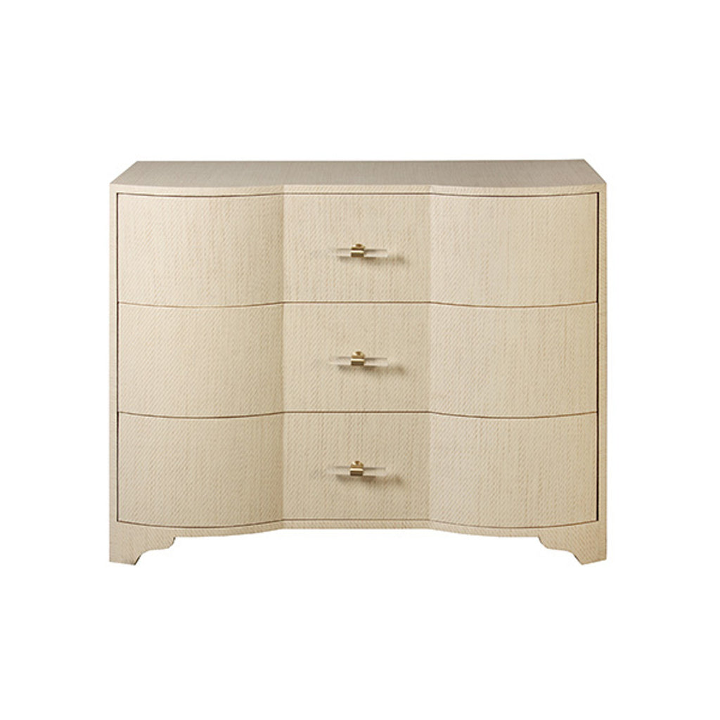 Dhule Cabinet - Natural Grasscloth