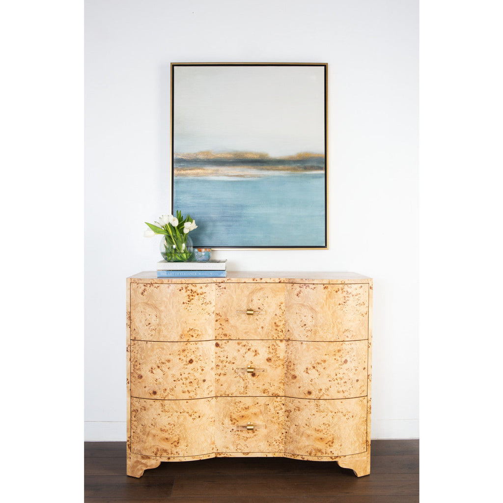 Dhule Cabinet - Burl Wood